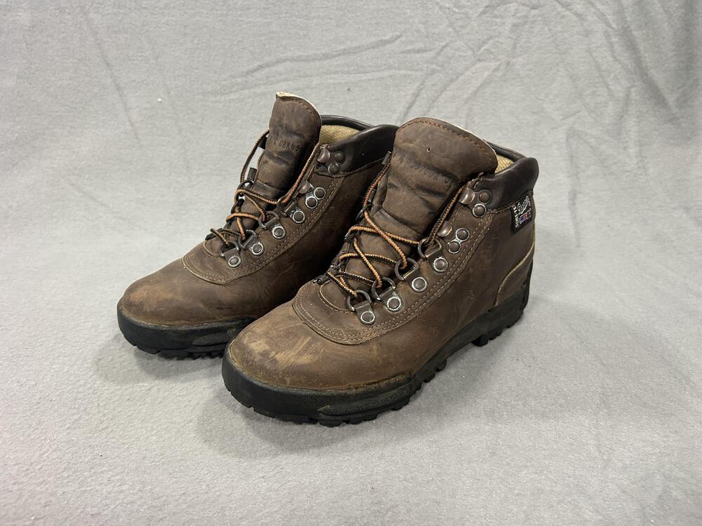 Vintage Danner Cross Hiker Boots Womens 6 Brown Leather GTX USA Hiking Outdoors